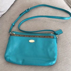 Coach Leather Cross-body Purse